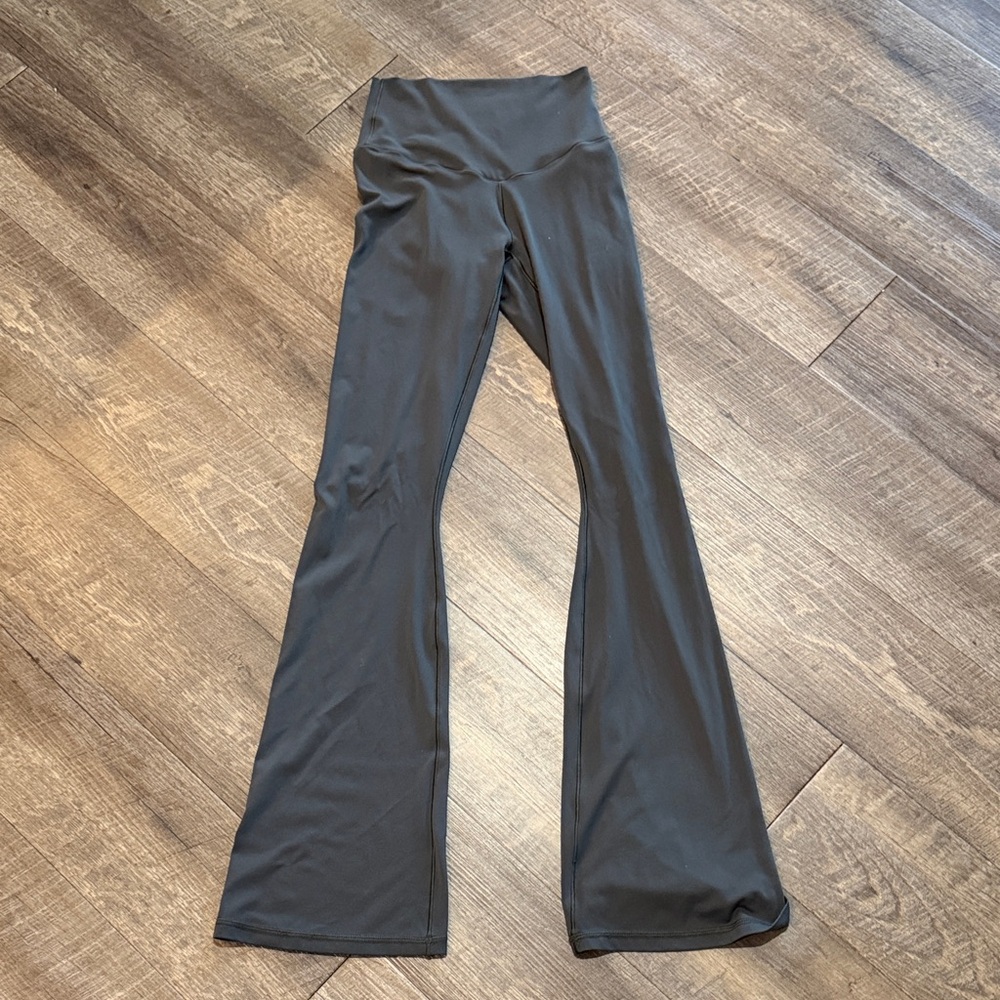 Aerie Black High-Rise Bootcut Leggings